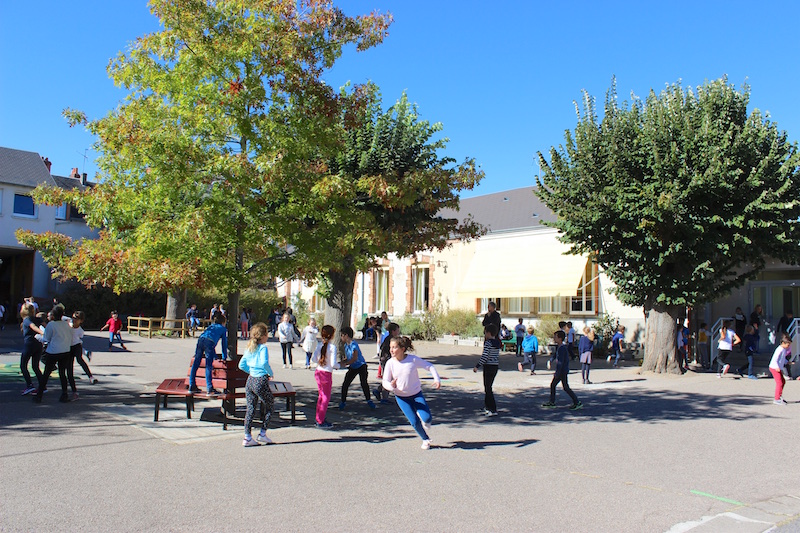 Récréation à l'école