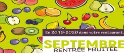 Septembre 2019 – Menus des restaurants scolaires primaire et maternelle