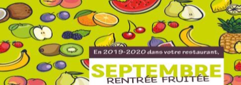 Septembre 2019 – Menus des restaurants scolaires primaire et maternelle