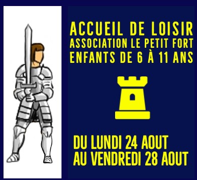 Proposition d’accueil de loisir du 24 au 28 août